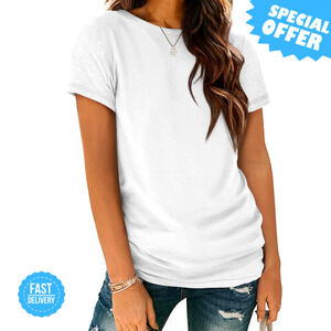 BRAND NEW ATHMILE T Shirt Short Sleeve Trendy Summer Top